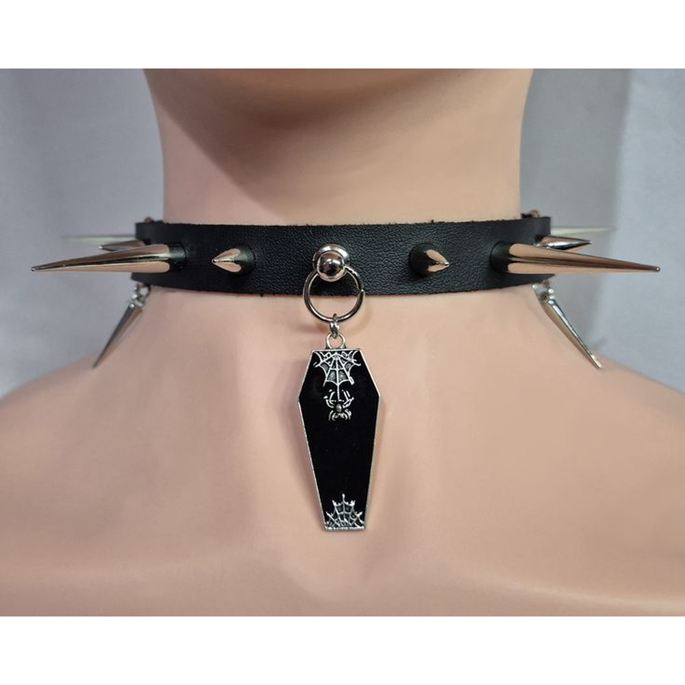 NekoGirl Collars - Dead inside handmade foulard - Noir